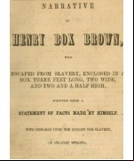 Narrative of Henry Box Brown