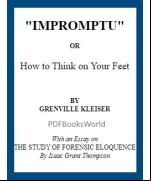 Impromptu -  How to Think on Your Feet