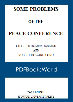 Some Problems of the Peace Conference